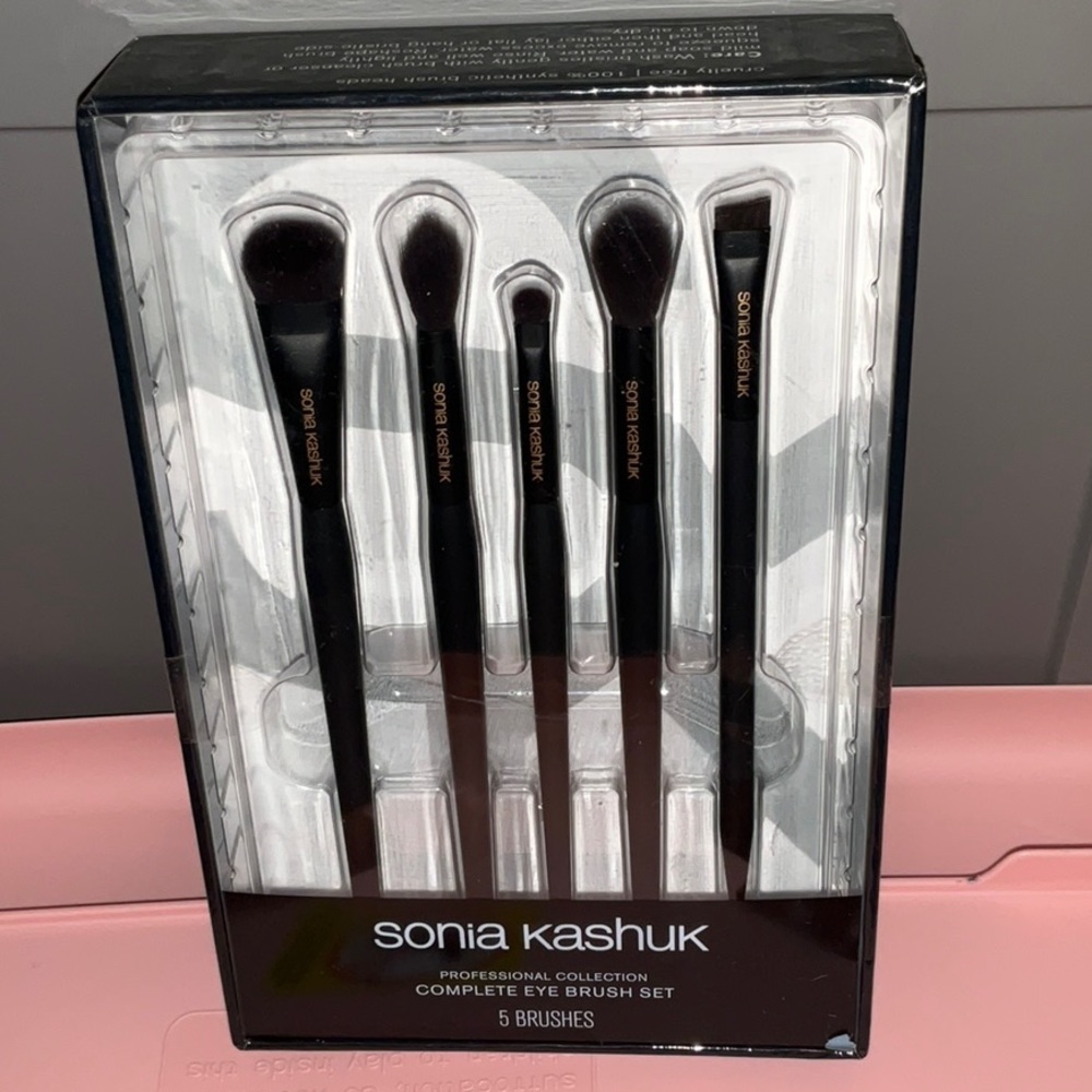 Sonia Kashuk Complete Eye Brush Set Professional Collection 5 Brushes